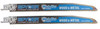 2-Pack Spyder 200322 Mach-Blue 10/14TPI 9" Reciprocating Saw Blades, Wood & Metal