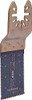 Arrow OSCTRI-1 Bi-Metal Oscillating Tool Sidetooth Plunger Saw Blade for Wood and PVC Pipe, Universal, Fits Most Multitools, Includes Adapter, 1-5/16 Inch