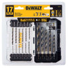 DeWalt 17-Pc Black & Gold HEX Shank Drill Bit Set (DWAH1117)