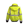 Radians SJ11QB-3ZGS Weather Proof Jacket with Quilted Built-In Liner, 2X-Large, Hi Viz Green/Black