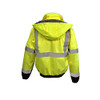 Radians Radwear (Size 2X-Large) SJ11QB-3ZGS Weather Proof Jacket with Quilted Built-In Liner, Hi Viz Green/Black