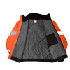 Radians (1 jacket size XL) Class-3 High Visibility Orange Bomber Jacket with Built-in Liner (SJ11QB-3ZOS-XL)