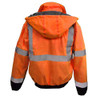 Radians (1 jacket size XL) Class-3 High Visibility Orange Bomber Jacket with Built-in Liner (SJ11QB-3ZOS-XL)