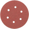 PORTER-CABLE 5-Pack, 6-Inch 6-Hole Hook and Loop 60 Grit Sanding Discs (736600605)