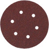 PORTER-CABLE 5-Pack, 6 Hole, 6-Inch 40 Grit Hook & Loop Sanding Discs (736600405)