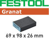 Festool 201081 Abrasive Sponge Granat 69 x 98 x 26, Pack of 6 (60 Grit)