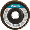 Makita T-03919 4-1/2in X-Lock 80-Grit Angled Grinding & Polishing Flap Disc