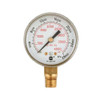 Harris qty. 1 , 400psi ACETYLENE GAUGE 2" Diameter Contents for Empty-Full White Face Replacement Gauge (4300750)
