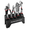 Performance Tool W1705 Pliers Set with Rack (10 Pieces) - Double Dipped Grip Handles