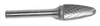 Champion USF1 Contractor Series Bright Finish Burs Solid Carbide Tree Shape Radius End 1/4-Inch Cutter Diameter