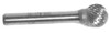 Champion USD3 D/C Contractor Series Bright Finish Burs Solid Carbide Ball Shape 3/8-Inch Cutter Diameter
