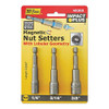 IVY Classic 46008 (3-Piece) x 2-9/16" Magnetic Nut Setter Set, Impact Plus