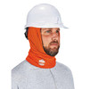 Ergodyne Chill-Its 6487 (One Size) Cooling Neck Gaiter, Multiple Ways to Wear Headband or Face Mask,Orange,