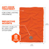 Ergodyne Chill-Its 6487 (One Size) Cooling Neck Gaiter, Multiple Ways to Wear Headband or Face Mask,Orange,