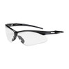 Bouton Anser 250-AN-10520 (1 Pair) Semi-Rimless Safety Glasses with Black Frame, Clear Lens and FogLess® 3Sixty™ Coating