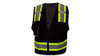 Pyramex (Size-XL) Surveyor Safety Vest Class 2 with Clear Pocket RVZ2411CPXL