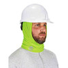Ergodyne - Chill-Its 6487-0 (One Size) Cooling Neck Gaiter, Multiple Ways to Wear Headband or Face Mask, Hi-Vis Lime