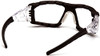Pyramex Fyxate Safety Glasses, Clear H2MAX Anti-Fog Lens with Foam Padding SB10210STMFP