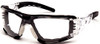 Pyramex Fyxate Safety Glasses, Clear H2MAX Anti-Fog Lens with Foam Padding SB10210STMFP