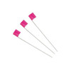 IRWIN Tools Stake Flags, 2.5-inch by 3.5-inch by 21-inch, Glo Pink, 100-pack (64101)
