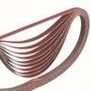 Makita A34475 3/8-Inch x 21-Inch Abrasive Sanding Belt 100 Grit - 10 Pack