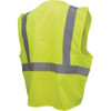 Radians SV2ZGMXL (X-LARGE)  Polyester Mesh Economy Class 2 High Visibility Vest with Zipper Closure, Green