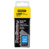 Stanley TRA704T Sharpshooter Heavy-Duty Tacker Staples, 1/4-Inch Leg Length, 1000/Box