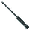 BOSCH BL2134IM 1-Piece 7/64 in. x 2-5/8 in. Black Oxide Metal Drill Bit Impact Tough with Impact-Rated Hex Shank for Applications in Steel, Copper, Aluminum, Brass, Oak, MDF, Pine, PVC and More