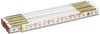 Crescent Lufkin 3VZP8 1066DMN 5/8" X 2m/6.5' Red End® SAE/Metric Engineer's Scale Wood Rule
