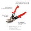 Crescent Wiss M400N 12-1/8" MultiMaster Compound Action Offset Long Cut Aviation Snips