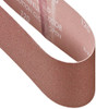 Norton (02065) Portable Abrasive Belt, Cotton Fiber Backing, Aluminum Oxide, 24" Length x 3" Width, Grit 120 Very Fine (1-Pack/5-Belts)