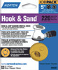 Norton (Pack of 25) Hook & Sand Random Orbital Discs, 5", P220 Grit, 04057