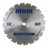 IRWIN Tools Classic Series Steel Table / Miter Circular Saw Blade, 10-Inch, 80T (11670)