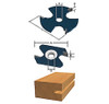 Bosch 85610MC 1-7/8 In. 3-Wing Slotting Cutter