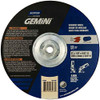 Norton 66253048983 9x1/8x5/8-11 in. Gemini Depress Center Wheels, Alum. Oxide, Type 27, 24 Grit