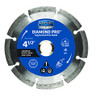 Century Drill & Tool 75454 Professional Segmented Rim Diamond Pro Saw Blade, 4-1/2