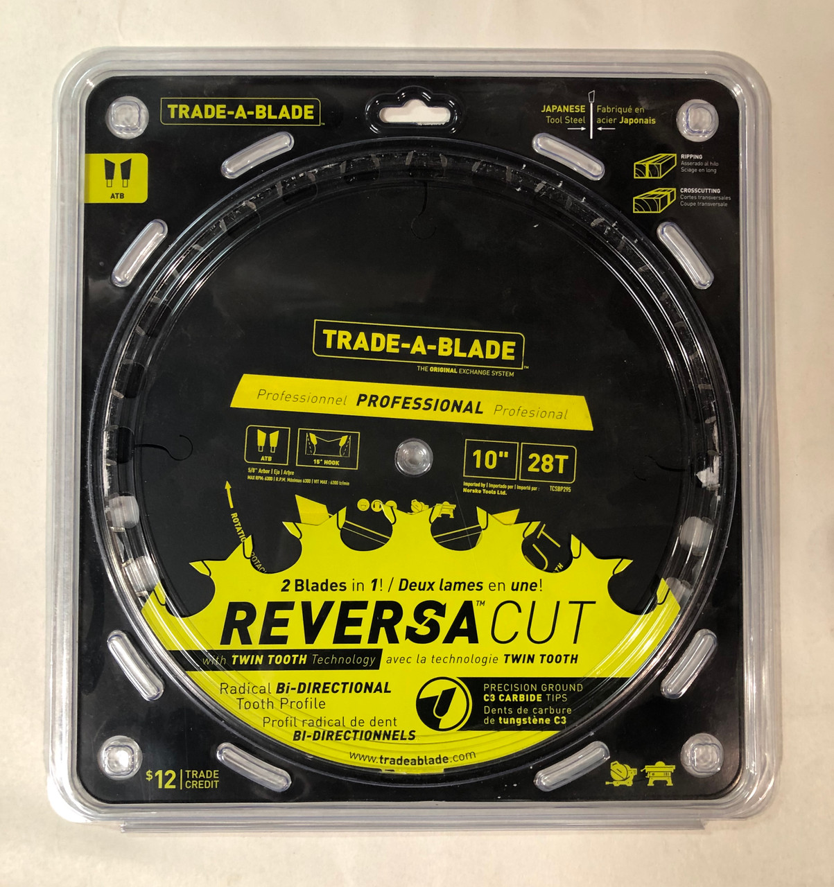 Trade-A-Blade 10"" 28T Framing Circular Saw Blade Trade-A-Blade 10"" 28T Framing Circular Saw Blade