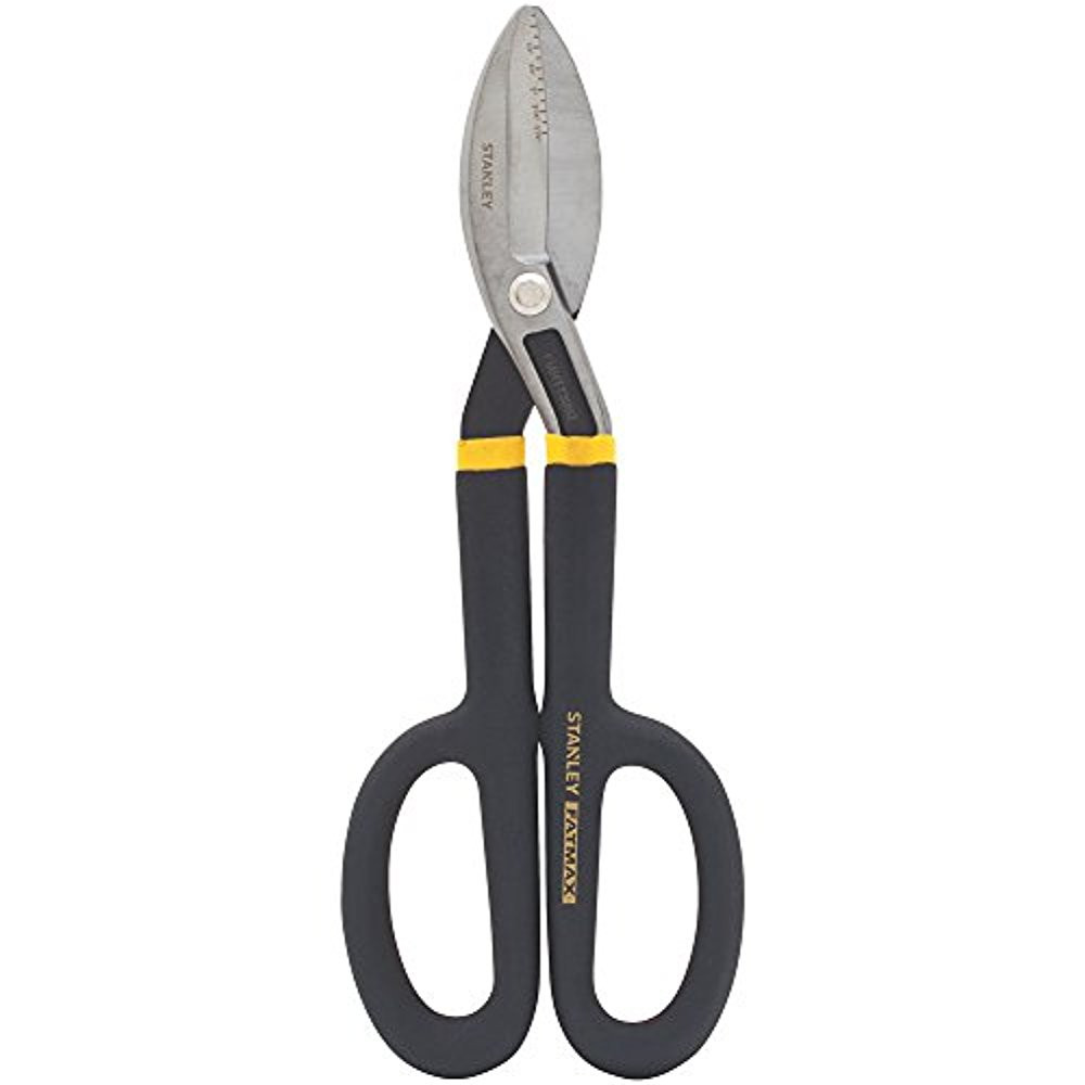Stanley 12" FMHT73992 All Purpose Tin Snip, 22GA, 2-13/16 in. Cutting L, Black