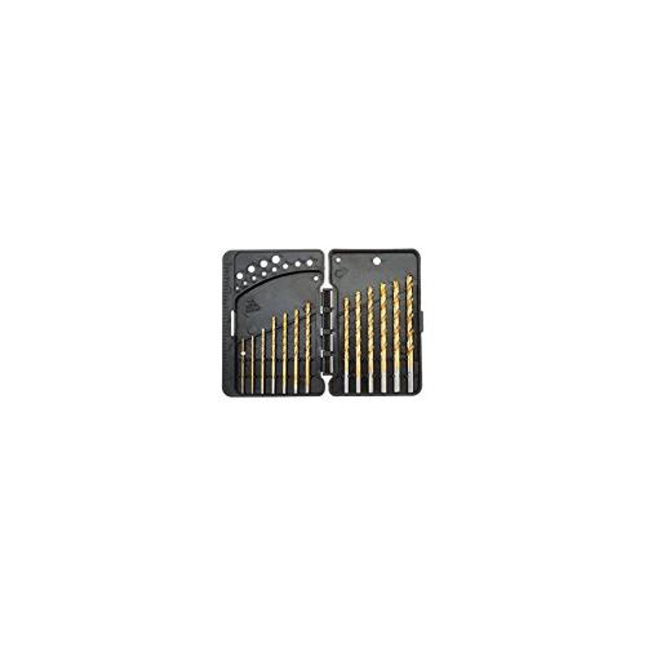 Vermont American 12385 13 Piece 1/16-Inch to 1/4-Inch Titanium Twist Drill Bit Assortment