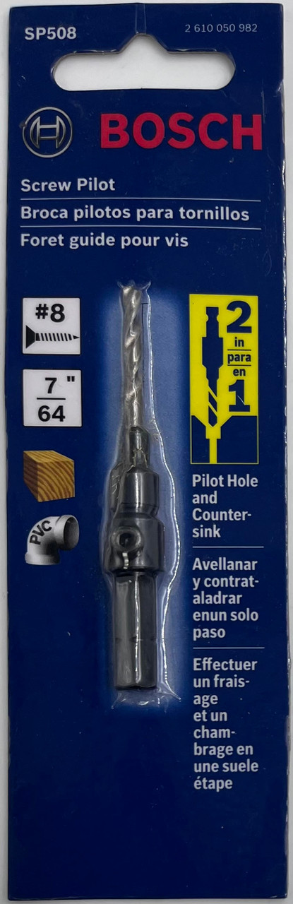 Bosch SP508#8 Hex Shank Countersink Drill Bit