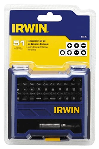 IRWIN 1866987 Fastener Drive Assorted Drawer Set, 51 Piece