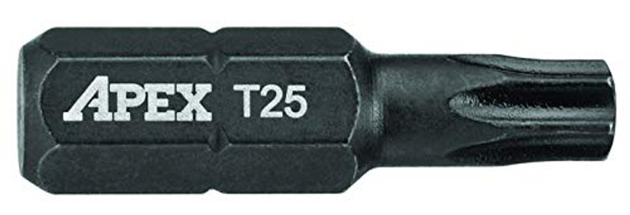 Crescent APEX T25 Torx Insert Bit, 1" - 15 Pack - AMB1TX25-15