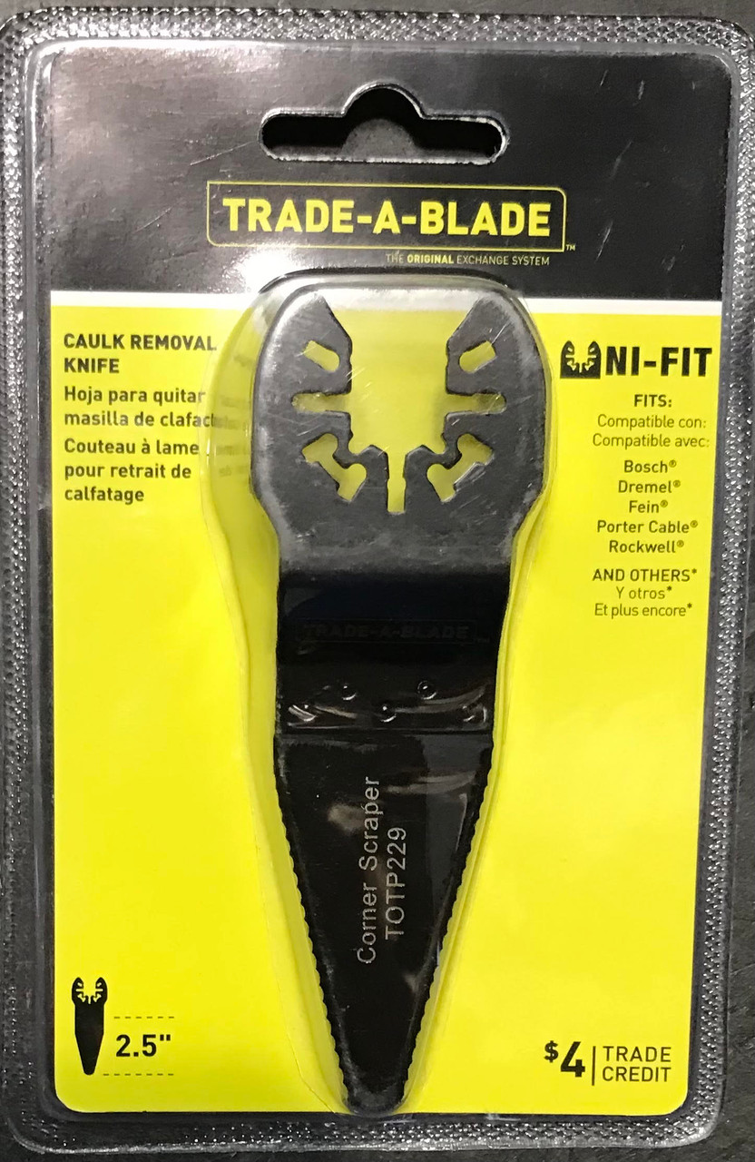 Trade-A-Blade Caulk Removal Knife UniFit TOTP229
