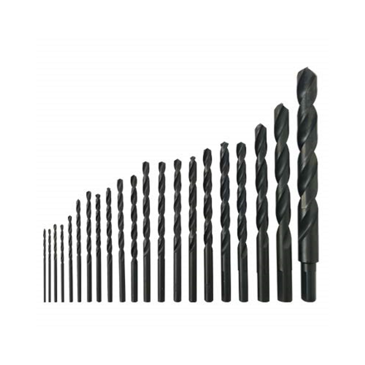 Master Mechanic 259516 Black Oxide Drill Bit Set, 21-Piece