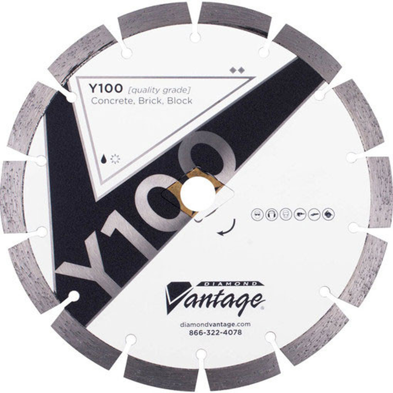 Diamond Vantage 4508CDUY1-2 Segmented Circular Saw Blade 4-1/2"