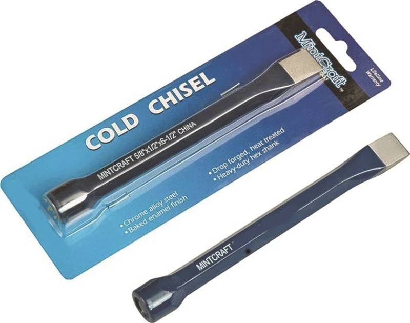 Vulcan Cold Chisel, 1 In Tip, Steel Alloy Blade