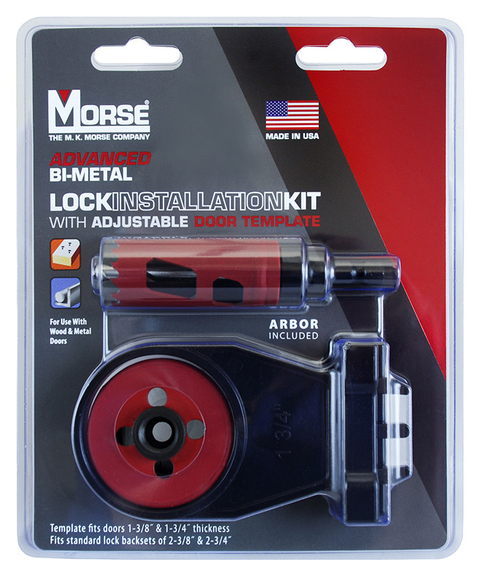 MK Morse MHSALKIT1 - BiMetal Hole Saw Lock Installation Kit