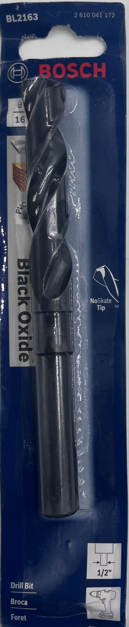 Bosch BL2163 9/16-Inch Black Oxide 1/2-Inch Red