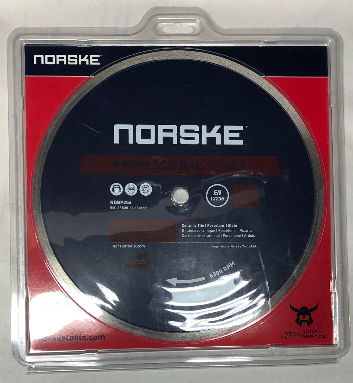 Norske Professional Series 10" Continuous Cermaic Tile Saw Blade