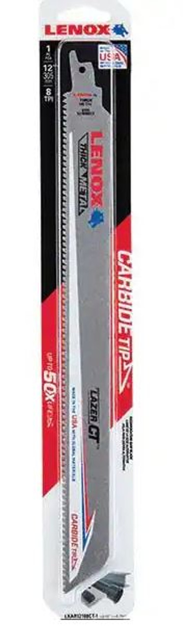 Lenox Carbide Tipped Reciprocating Saw Blade 12" 8TPI